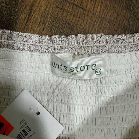 Pants Store Set Of 2 Swing Shorts Smocked Pink And Gold Shimmer NWT XS - Picture 4 of 6